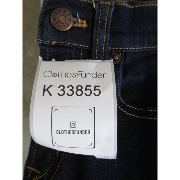 J Crew Jeans 24 Skinny Denim Pants Stretch Preppy Dark Wash Cotton - Picture 9 of 9